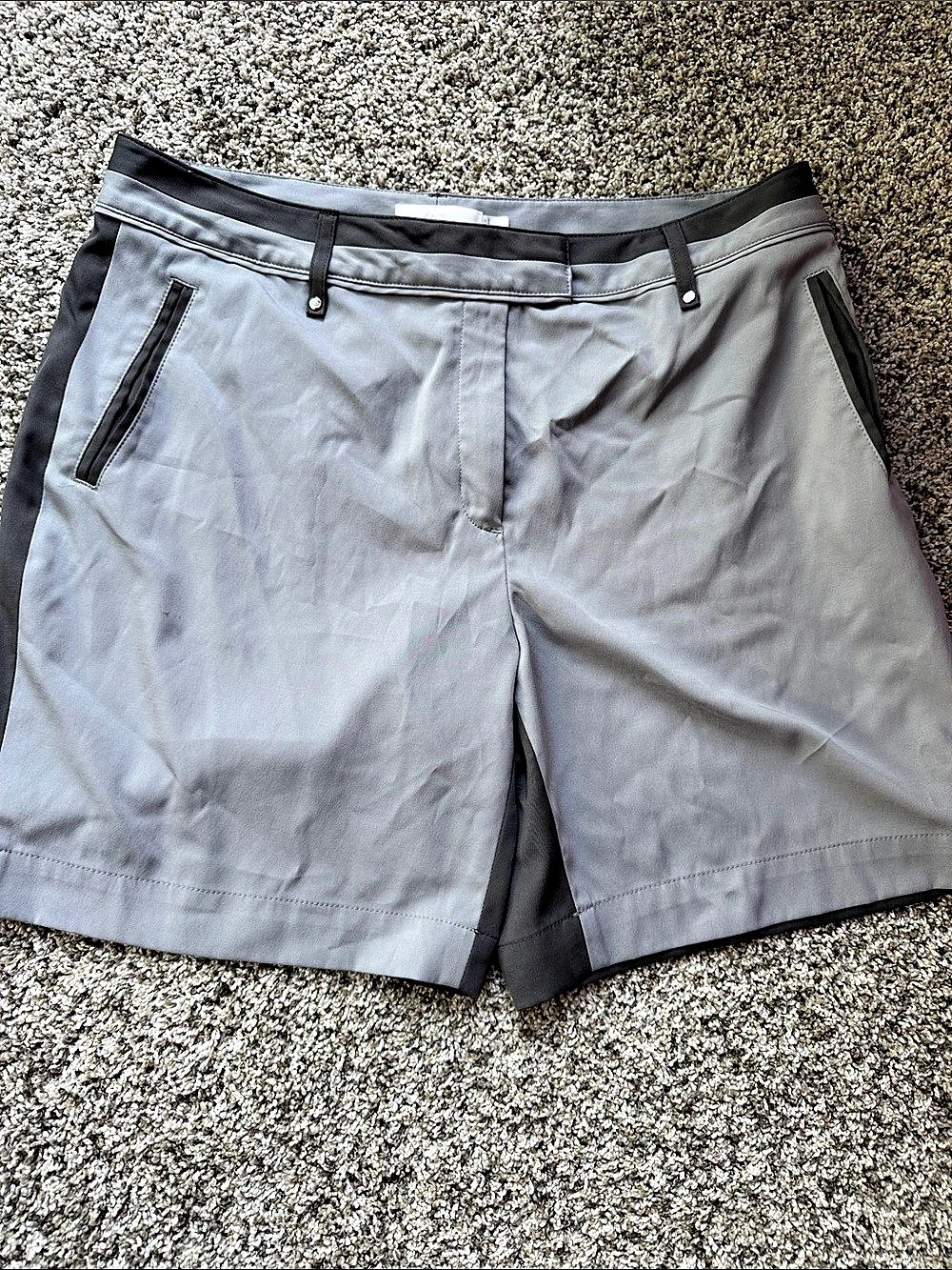 Lady Hagen Women's Colorblock Golf Shorts Gray Size 8